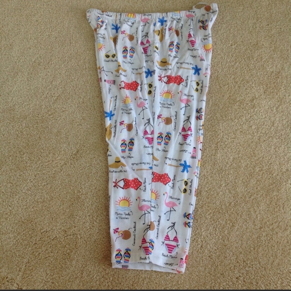Summer Cotton Crop pant pajamas - Picture 6 of 10